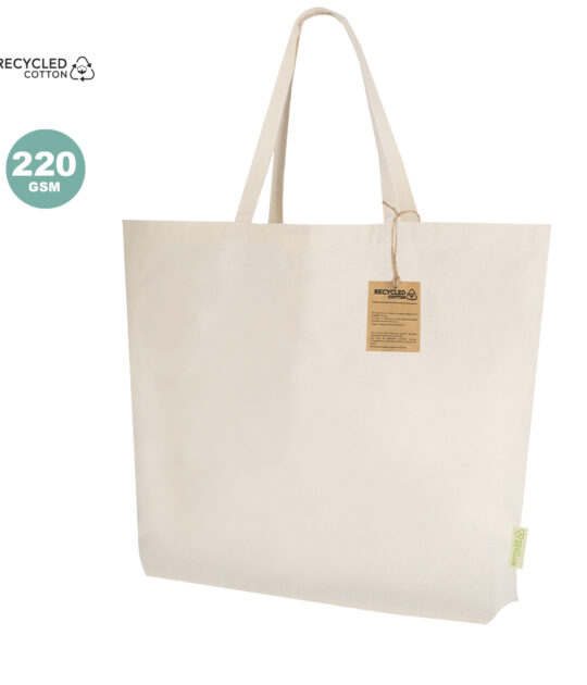 shopper in cotone riciclato grande